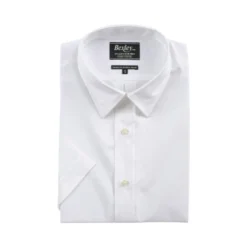 Chemise Blanche En Coton - Poche Poitrine - ALBERT MC -Magasin De Bexley 00530004 albertmc blanc 1