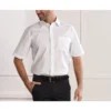 Chemise Blanche En Coton - Poche Poitrine - ALBERT MC -Magasin De Bexley 00530004 albertmc blanc 2