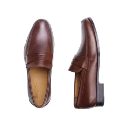 Mocassin Homme Cuir Chocolat - DAVIES -Magasin De Bexley 00563008 davies chocolat 3