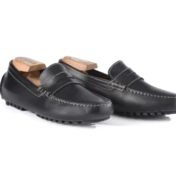 Mocassin été Homme Cuir Noir - FERGUSON 9 Mocassin été Homme Cuir Noir - FERGUSON -Magasin De Bexley 0056700k ferguson noir 2