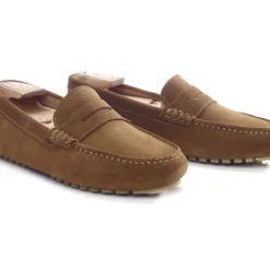 Mocassin été Homme Velours Caramel - FERGUSON 9 Mocassin été Homme Velours Caramel - FERGUSON -Magasin De Bexley 00567010 ferguson velours caramel 2