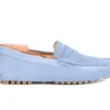 Mocassin été Homme Cuir Velours Bleu Ciel - FERGUSON 1 Mocassin été Homme Cuir Velours Bleu Ciel - FERGUSON -Magasin De Bexley 00567029 ferguson velours bleu ciel 1 bis