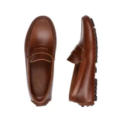 Mocassin été Homme Cuir Châtaigne Foncé - FERGUSON -Magasin De Bexley 0056703j ferguson chataigne fonce 3