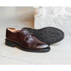 Derbies Homme Cuir Chocolat Foncé Semelle Gomme - MONTEREY CLASSIC GOMME CITY -Magasin De Bexley 0056804z monterey classic gomme city chocolat fonce 6