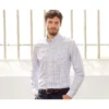 Chemise Flanelle Carreaux Bleus - LINDSAY