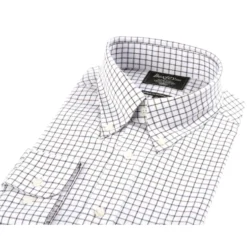 Chemise Flanelle Carreaux Bleus Et Beiges - LINDSAY -Magasin De Bexley 0060307o lindsay bleu et beige 5