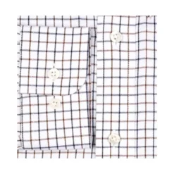 Chemise Flanelle Carreaux Bleus Et Beiges - LINDSAY -Magasin De Bexley 0060307o lindsay bleu et beige 6