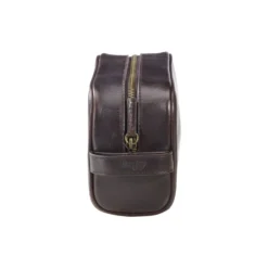Trousse De Voyage En Cuir Chocolat Foncé -Magasin De Bexley 0066301f trousse cuir chocolat fonce 3