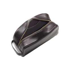 Trousse De Voyage En Cuir Chocolat Foncé -Magasin De Bexley 0066301f trousse cuir chocolat fonce 6