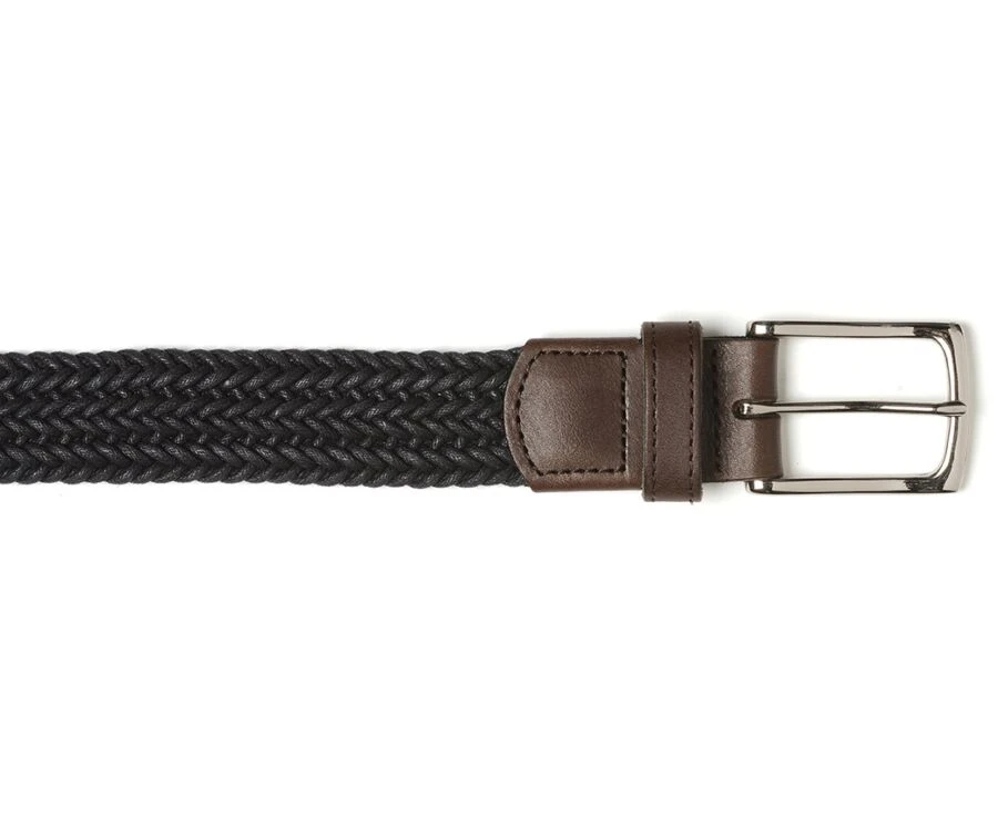 Ceinture Tressée Homme Coton Navy - NORWOOD SILVER 3 Ceinture Tressée Homme Coton Navy - NORWOOD SILVER