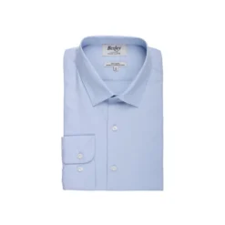 Chemise Bleu Coton - Col Français - LOUIS CLASSIC -Magasin De Bexley 00745006 louis classic bleu 4 bis