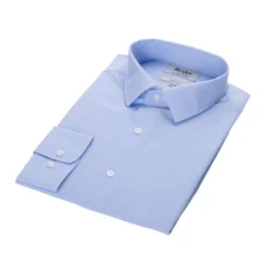 Chemise Bleu Ciel Coton - Col Français - LOUIS CLASSIC -Magasin De Bexley 00745007 louis classic bleu ciel 5