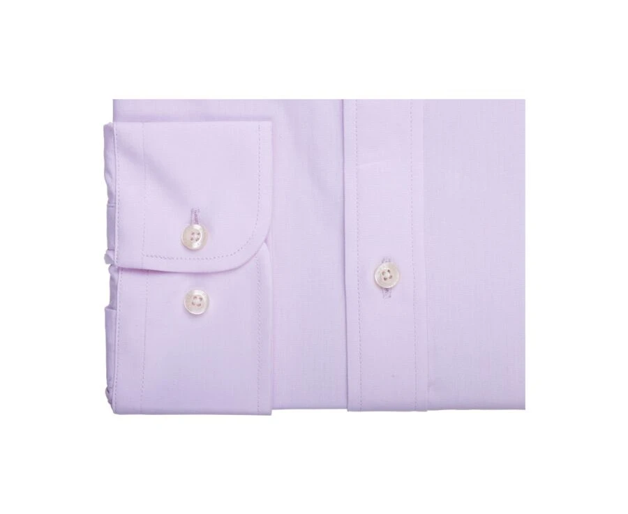 Chemise Rose Pâle Coton - Col Français - LOUIS CLASSIC 5 Chemise Rose Pâle Coton - Col Français - LOUIS CLASSIC – Image 3