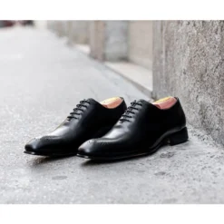 Richelieu Homme Noir Semelle Cuir - THORNBURY -Magasin De Bexley 0075600k thornbury noir 7