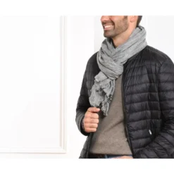 Écharpe Fine Laine Et Cachemire Gris Chiné 9 Écharpe Fine Laine Et Cachemire Gris Chiné -Magasin De Bexley 0077901d echarpeslaineetcashmere gris chine 3