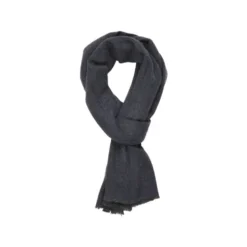 Écharpe Laine Et Cachemire Chevrons Bleu Chiné -Magasin De Bexley 0077907v echarpes laine et cashmere chevron bleu et gris 1