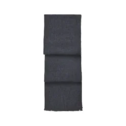 Écharpe Laine Et Cachemire Chevrons Bleu Chiné -Magasin De Bexley 0077907v echarpes laine et cashmere chevron bleu et gris 3