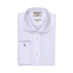 Chemise Blanche à Boutons De Manchettes - PIETRO -Magasin De Bexley 00801004 pietro blanc 1