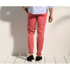 Pantalon Chino Homme Framboise - KYRK -Magasin De Bexley 00822021 kyrk rose framboise 3