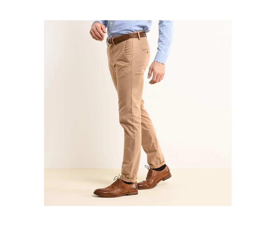 Pantalon Chino Homme Camel - KYRK 5 Pantalon Chino Homme Camel - KYRK – Image 3