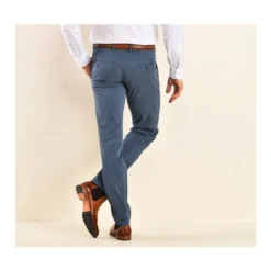 Pantalon Chino Homme Bleu Nordique - KYRK -Magasin De Bexley 0082204i kyrk bleu nordique 2 1
