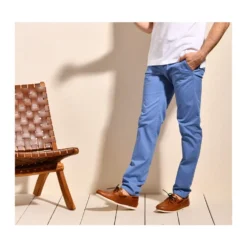 Pantalon Chino Homme Bleu Moyen II - KYRK 8 Pantalon Chino Homme Bleu Moyen II - KYRK -Magasin De Bexley 0082206x kyrk bleu moyen ii 2