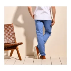 Pantalon Chino Homme Bleu Moyen II - KYRK 9 Pantalon Chino Homme Bleu Moyen II - KYRK -Magasin De Bexley 0082206x kyrk bleu moyen ii 3