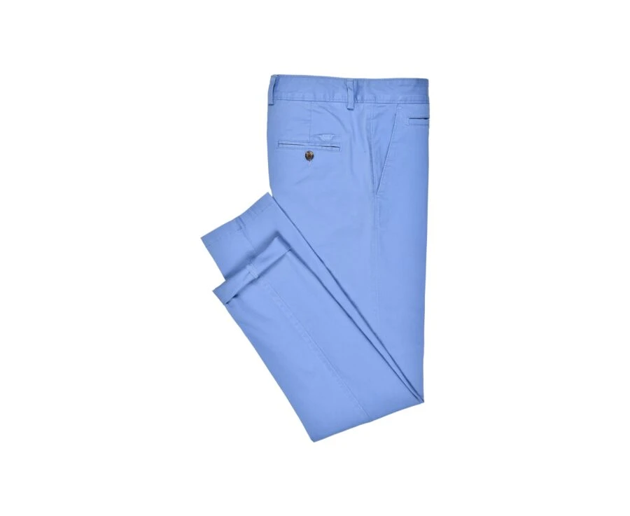 Pantalon Chino Homme Bleu Moyen II - KYRK 6 Pantalon Chino Homme Bleu Moyen II - KYRK – Image 4
