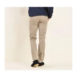 Pantalon Chino Homme Taupe Clair - KYRK -Magasin De Bexley 0082209s kyrk taupe clair 3
