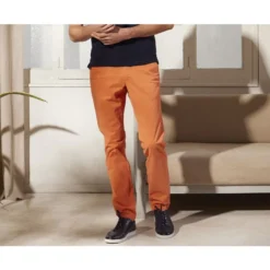 Pantalon Chino Homme Orange Givré - KYRK