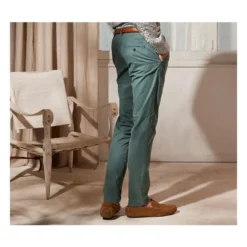 Pantalon Chino Homme Vert Pin - KYRK -Magasin De Bexley 008220az kyrk vert pin 3