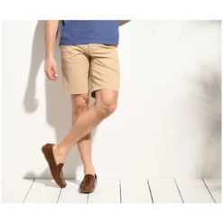 Bermuda Chino Homme Beige Foncé - BARRY