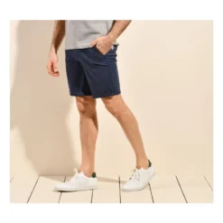 Bermuda Chino Homme Navy Denim - BARRY -Magasin De Bexley 0082609n barry navy denim 2