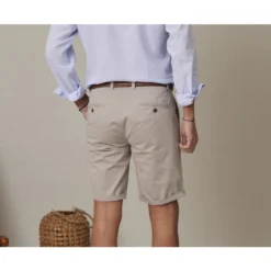 Bermuda Chino Homme Greige Foncé - BARRY -Magasin De Bexley 008260d7 barry greige fonce 2