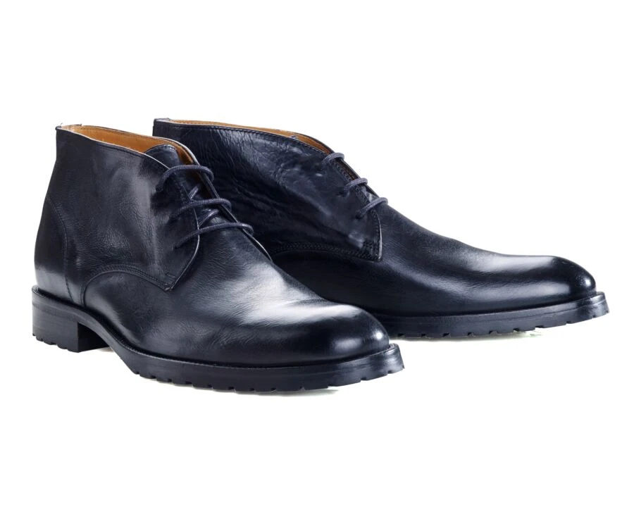 Desert Boots Homme Noir - WARWICK GOMME 4 Desert Boots Homme Noir - WARWICK GOMME – Image 2