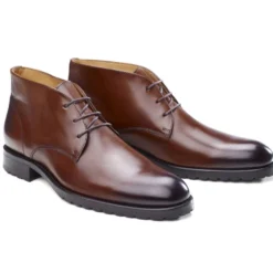 Desert Boots Homme Cognac Patiné - WARWICK -Magasin De Bexley 0083205a warwick gomme cognac patine 2