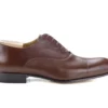 Richelieu Homme Châtaigne Grainé Semelle Cuir - BRISBURY -Magasin De Bexley 00833006 brisbury chataigne graine2 1