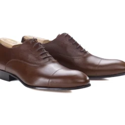 Richelieu Homme Châtaigne Grainé Semelle Cuir - BRISBURY 8 Richelieu Homme Châtaigne Grainé Semelle Cuir - BRISBURY -Magasin De Bexley 00833006 brisbury chataigne graine 2