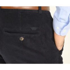 Pantalon Chino Velours Côtelé Homme Navy - NORMAN -Magasin De Bexley 0085900w norman navy 7