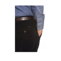 Pantalon Chino Velours Côtelé Homme Bleu Nuit - NORMAN -Magasin De Bexley 00859047 norman bleu nuit 4