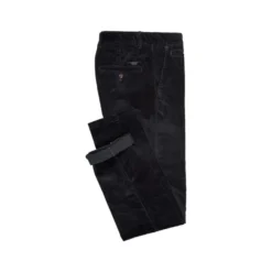 Pantalon Chino Velours Côtelé Homme Bleu Nuit - NORMAN -Magasin De Bexley 00859047 norman bleu nuit 5