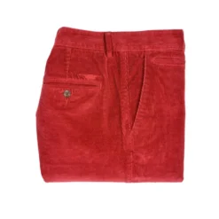Pantalon Chino Velours Côtelé Homme Rouge Grenat - NORMAN -Magasin De Bexley 00859048 norman rouge grenat 6
