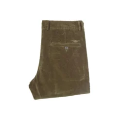 Pantalon Chino Velours Côtelé Homme Olive - NORMAN -Magasin De Bexley 00859061 norman olive 6