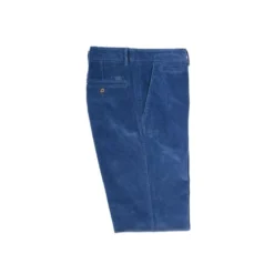Pantalon Chino Velours Côtelé Homme Bleu Denim - NORMAN -Magasin De Bexley 0085906j norman bleu denim 5