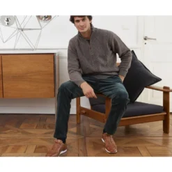 Pantalon Chino Velours Côtelé Homme Vert Sapin - NORMAN -Magasin De Bexley 0085907f norman vert sapin 5