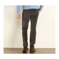 Pantalon Chino Velours Côtelé Homme GrisTaupe - NORMAN 11 Pantalon Chino Velours Côtelé Homme GrisTaupe - NORMAN -Magasin De Bexley 00859091 norman gris taupe 2