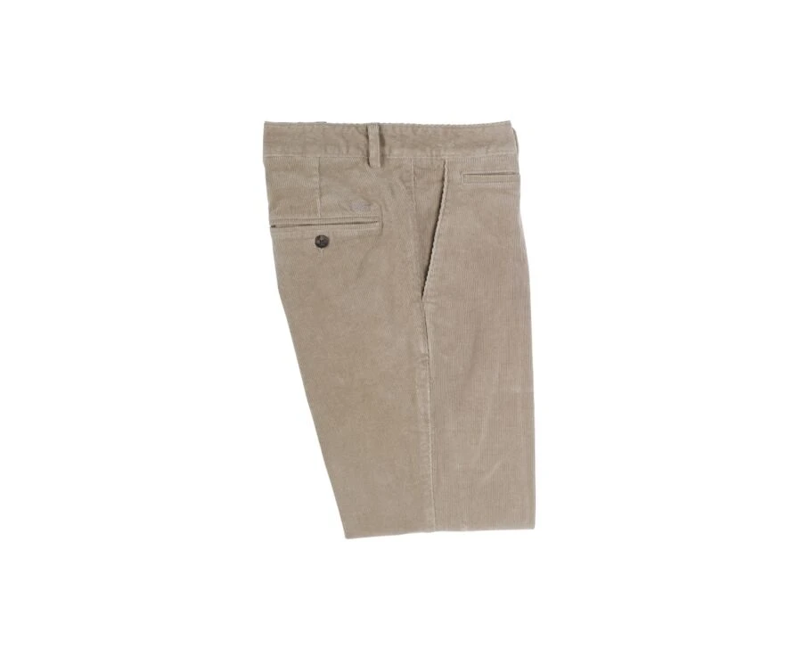 Pantalon Chino Velours Côtelé Homme Olive Clair - NORMAN 7 Pantalon Chino Velours Côtelé Homme Olive Clair - NORMAN – Image 5