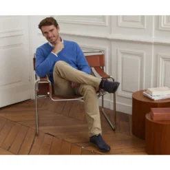 Pantalon Chino Velours Côtelé Homme Olive Clair - NORMAN 9 Pantalon Chino Velours Côtelé Homme Olive Clair - NORMAN -Magasin De Bexley 008590c8 norman olive clair 4