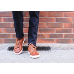 Sneakers Cuir Homme Châtaigne Patiné - INGLEWOOD -Magasin De Bexley 00896007 inglewood chataigne patine 6