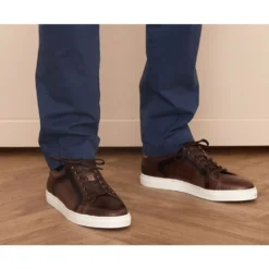 Sneakers Homme Cuir Chocolat Patiné - INGLEWOOD 15 Sneakers Homme Cuir Chocolat Patiné - INGLEWOOD -Magasin De Bexley 0089600a inglewood chocolat patine 6